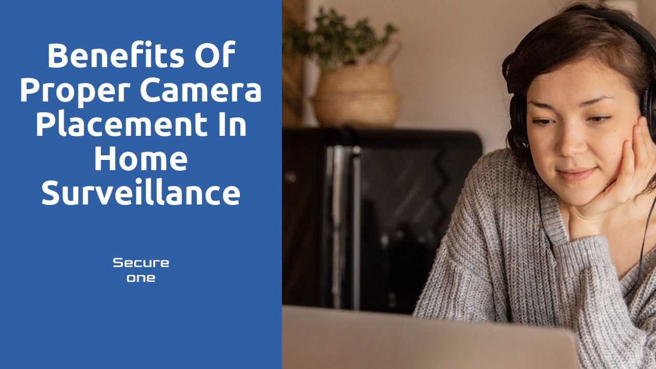 Benefits of Proper Camera Placement in Home Surveillance